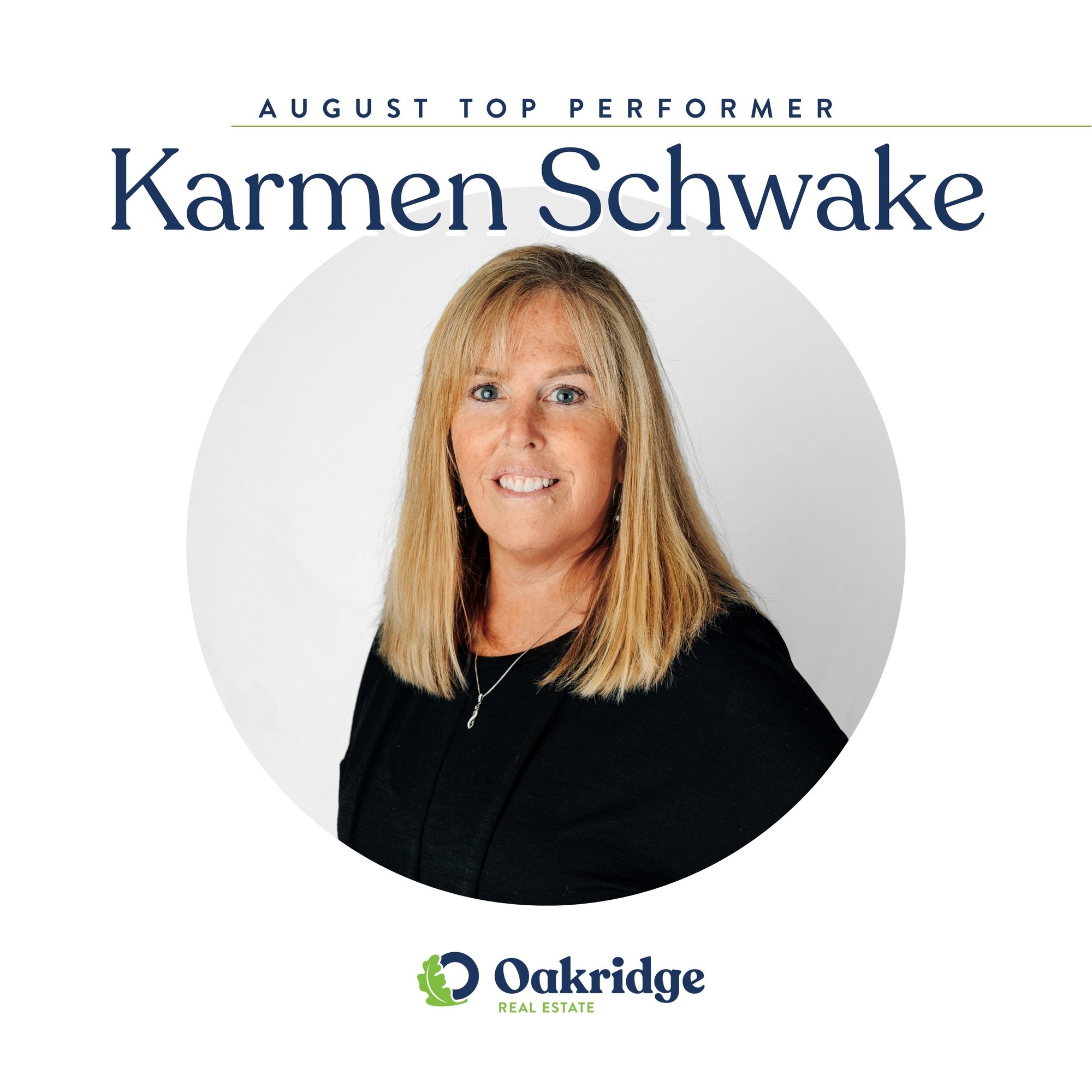Karmen Schwake Oakridge Real Estate Top Performer